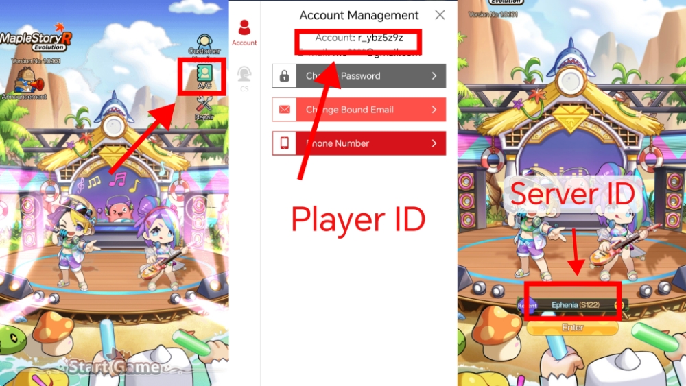maplestory-r-evolution-player-id