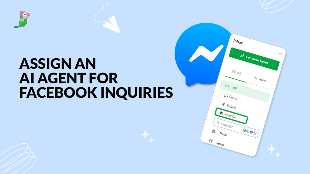 Assign a tawk.to AI Agent to handle your Facebook Inquiries